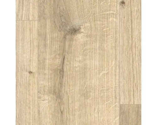 Gros plan d'un sol stratifié aspect bois