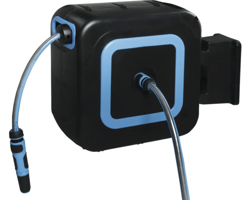 Dévidoir de tuyau d'arrosage enroulable avec tuyau