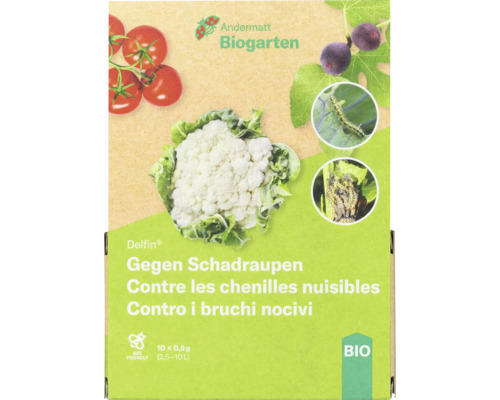 Andermatt Biogarten Delphin contre les chenilles nuisibles
