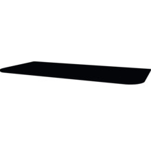 Silhouette d'une tablette d'étagère longue et plate.