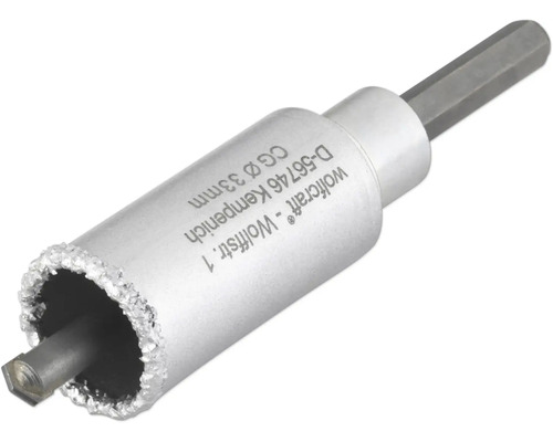 Foret à carrelage Wolfcraft de 33 millimètres de diamètre