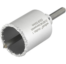Scie cloche pour carrelage Wolfcraft de 53 millimètres de diamètre