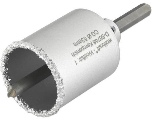 Scie cloche pour carrelage Wolfcraft de 53 millimètres de diamètre