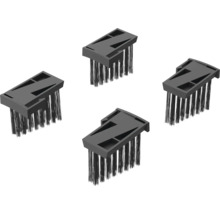 Quatre brosses noires