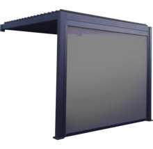 Pergola avec paroi latérale pour l'extérieur