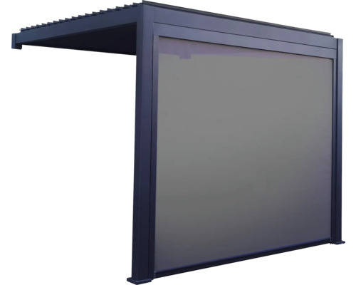 Pergola avec paroi latérale pour l'extérieur