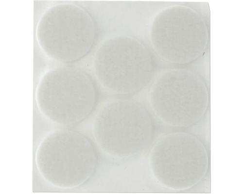 Mehrere runde Möbelgleiter aus Kunststoff