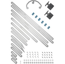 Wolfcraft Kit de fixation de panneaux avec éléments de montage