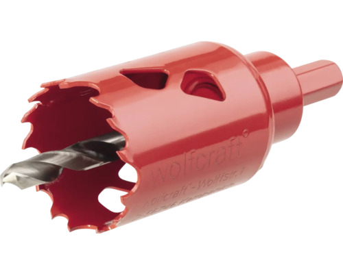 Scie cloche Wolfcraft avec foret de centrage