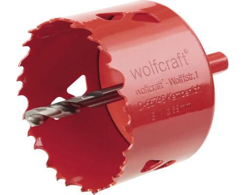 Scie cloche Wolfcraft avec foret de centrage