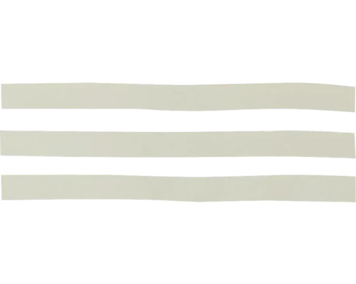 Drei Streifen Malerkreppband