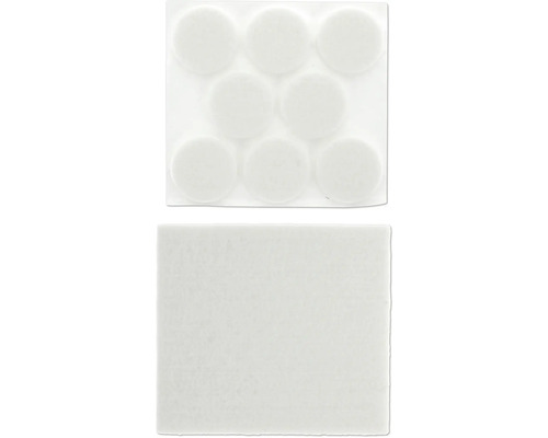 Jeu de patins en feutre avec découpe en feutre