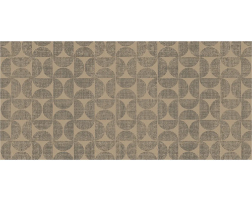 Papier peint avec motif géométrique en demi-cercle