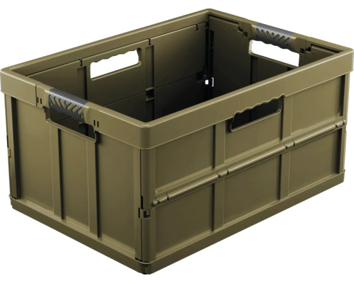 Boîte pliante en plastique avec poignées