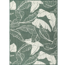 Tapis avec motif de feuilles