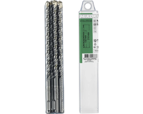 HiKOKI jeu de forets 10 x 210 millimètres dans un emballage en plastique