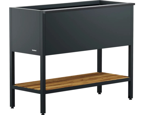 Jardinière Herstera avec étagère en bois