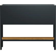 Jardinière avec étagère en bois