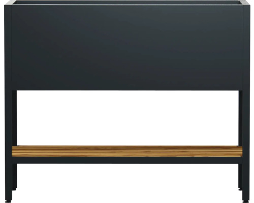 Jardinière avec étagère en bois