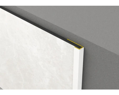 Finition de carreaux avec profilé de protection des bords