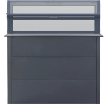 Porte sectionnelle avec élément de fenêtre