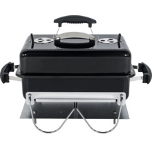 Barbecue portable au charbon de bois avec couvercle et poignée