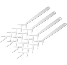 Plusieurs ancres de poteau en métal