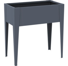 Jardinière surélevée en métal avec quatre pieds