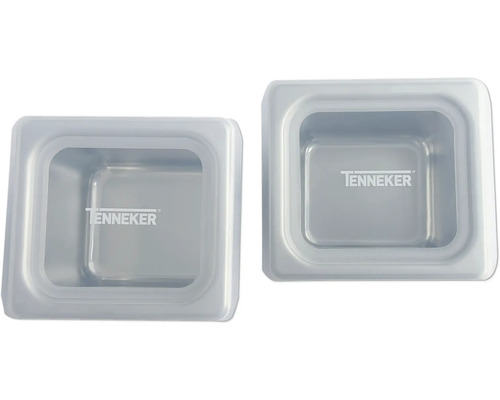 Deux boîtes de rangement carrées TENNEKER