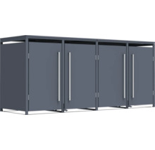 Mülltonnenbox für drei Mülltonnen