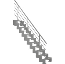 Metalltreppe mit Geländer