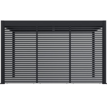 Clôture à lamelles en métal