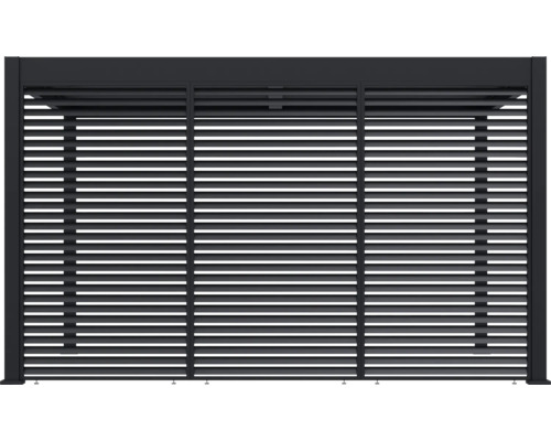 Clôture à lamelles en métal