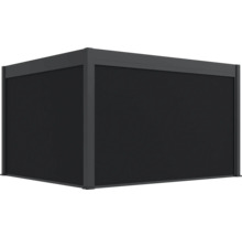 Pergola avec toit en tissu fermé