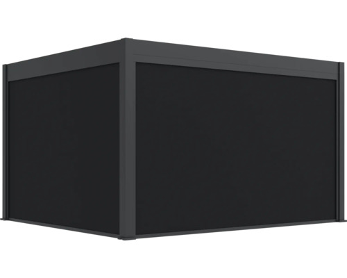 Pergola avec toit en tissu fermé