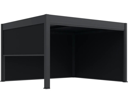 Pavillon autoportant avec panneaux latéraux pour l'extérieur