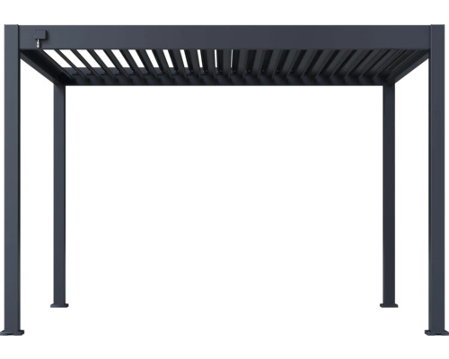 Pergola en aluminium avec toit à lamelles pour le jardin