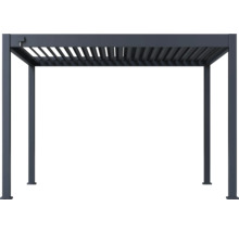 Pergola de terrasse autoportante avec toit à lamelles