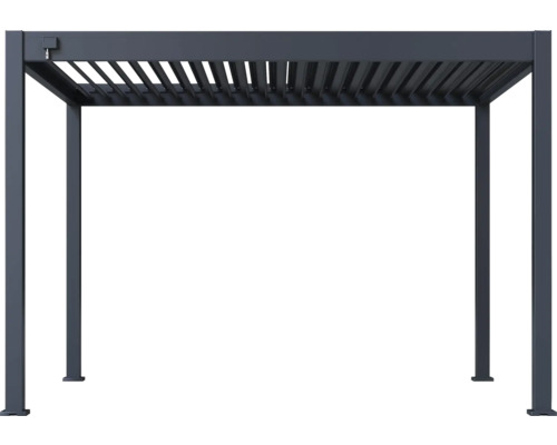 Pergola de terrasse autoportante avec toit à lamelles