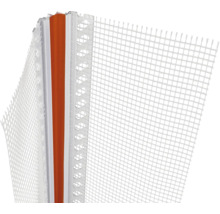 Rail de protection d'angle avec tissu pour la construction sèche