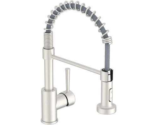 Robinet de cuisine avec bec flexible et mitigeur monocommande