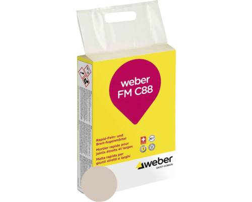 Weber FM C88 Schnell-Fein- und Breitfugenmörtel Verpackung
