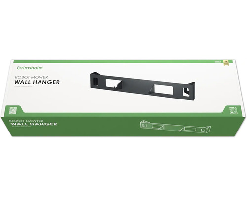 Support mural pour robot de tonte Grimsholm dans son emballage