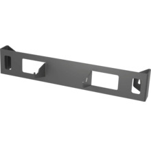 Support mural métallique avec deux découpes rectangulaires