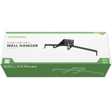 Support mural Grimsholm pour robot tondeuse dans son emballage.