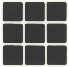 Neuf patins carrés en feutre pour meubles