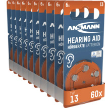 Ansicht von Hörgerätebatterien Typ 13 im 60er-Pack
