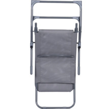 Chaise de camping pliante avec revêtement textile
