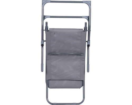 Chaise de camping pliante avec revêtement textile