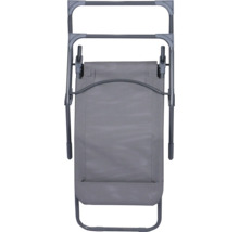Chaise de jardin pliante avec revêtement textile